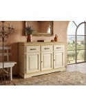 CREDENZA COUNTRY PROVENZALE LEGNO L 150  P 47  H 96