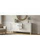 CREDENZA legno massello vari colori  L.200 H.100 P.51