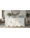 CREDENZA legno massello vari colori  L.210 H. 90 P.45