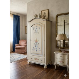 ARMADIO LEGNO DECORATO