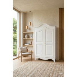 ARMADIO 2 ANTE LEGNO MASSELLO L 125 P 61 H 200 colore legno naturale