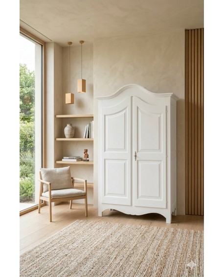 ARMADIO 2 ANTE LEGNO MASSELLO L 125 P 61 H 200 colore legno naturale