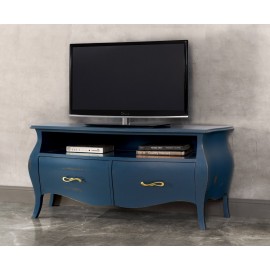 PORTA TV BOMBATO IN LEGNO L 141 P 45 H 62