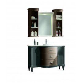 Mobile bagno con specchio completo con pensili