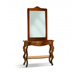 SPECCHIERA 118x70 legno colore noce (solo specchio)