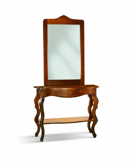 SPECCHIERA 118x70 legno colore noce (solo specchio)