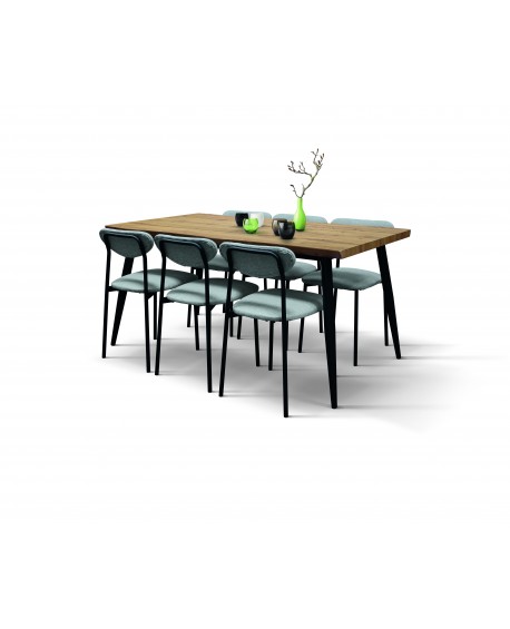 SET TAVOLO 160 CON 6 SEDIE