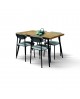 SET TAVOLO 120 + 4 SEDIE