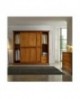 ARMADIO SCORREVOLE L. 273 P. 65 H. 246 IN LEGNO MASSELLO