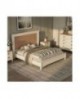 LETTO CON GAMBE A SPILLO E TESTATA LEGNO L. 182 H. 130 P. 210