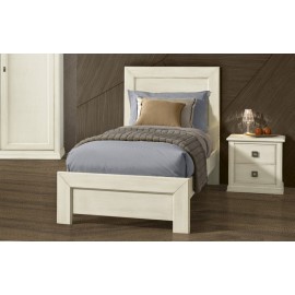 Letto singolo testata legno (Rete 90x195)