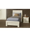 Letto singolo testata legno (Rete 90x195)