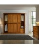 ARMADIO SCORREVOLE L. 273 P. 65 H. 246 IN LEGNO MASSELLO