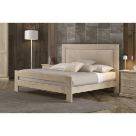 Letto matrimoniale testata legno (Rete 165x195)