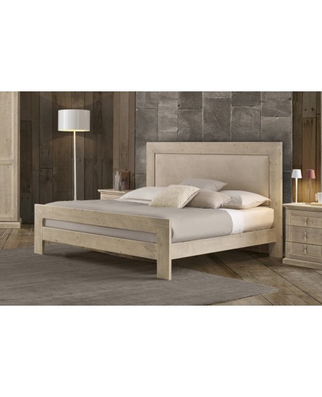 Letto matrimoniale testata legno (Rete 165x195)