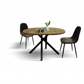 TAVOLO DIAM 100 1 ALL 40 COLORE ROVERE