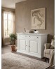 CREDENZA CREDENZONE IN LEGNO COL BIANCO OPACO
