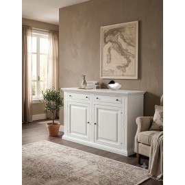 CREDENZA CREDENZONE IN LEGNO COL BIANCO OPACO
