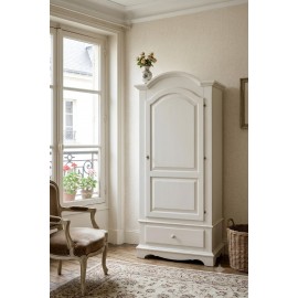 MOBILE CABINET 1 DOOR 1 DRAWER MATT WHITE MATT