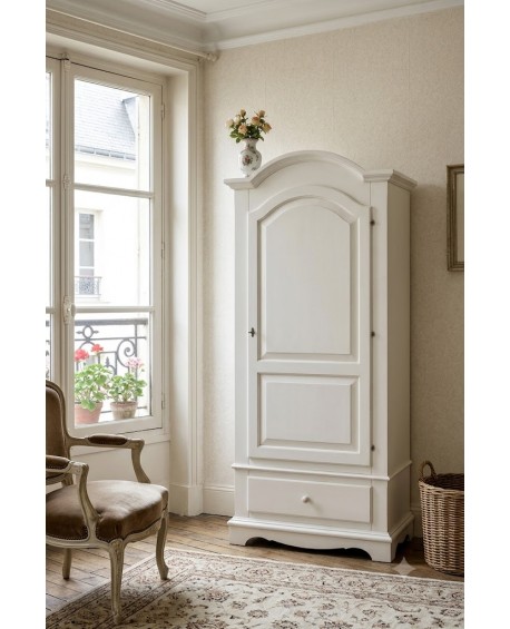 MOBILE CABINET 1 DOOR 1 DRAWER MATT WHITE MATT