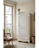 MOBILE CABINET 1 DOOR 1 DRAWER MATT WHITE MATT
