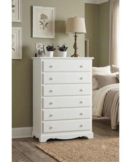 WEEKLY CHEST LACQUERED MATT WHITE x bedroom - kitchen - bathroom