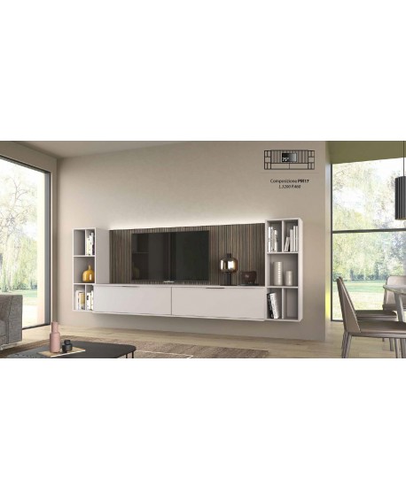 Parete giorno porta tv moderno