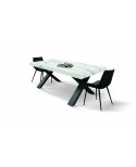 TAVOLO FINITURA MARMO 160x90 H 76 2 ALL.