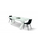 TAVOLO FINITURA MARMO 160x90 H 76 2 ALL.