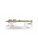 TAVOLO 160x80 H75 2 ALL CM 40 BASE BIANC