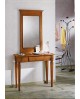 MOBILE CONSOLE 1 DRAWER WOOD ART POOR WITH MIRROR