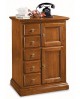 sideboard WOOD CREDENZA CASSETTIERA 5 DRAWERS L 75 P 40 H 100