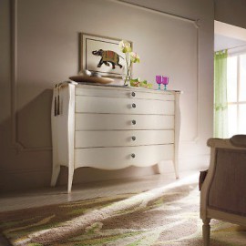 DRESSER DRAWER SOLID MOBILE COMO LACCATO