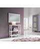 LIBRARY ETAJERE GLOSS WHITE WOOD