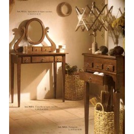PETINEUSE TABLE AND MIRROR AS PHOTO WOOD VARIOUS COLORS