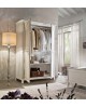 CABINET 2 DOORS SOLID WOOD WHITE ANTICATO - L. 157 - P. 60 - H. 217