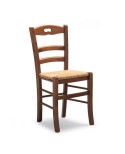 SEDIA LEGNO SEDUTA PAGLIA PROVENZALE - PER CUCINA SALA - SUPER PREZZO