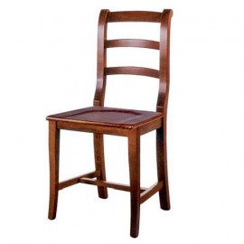 SEDIA LEGNO MASSELLO SEDUTA LEGNO - SALA SALOTTO CUCINA