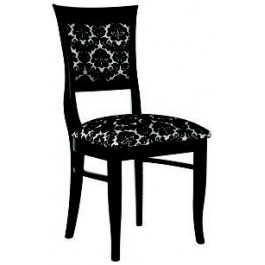 SEDIA SALA CUCINA LEGNO MASSELLO IMBOTTITA