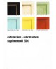 CREDENZA MOBILE LEGNO MASSELLO BOMBATA COLORE BIANCO VARI COLORI