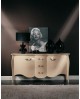 MOBILE CREDENZA LACCATA AVORIO BOMBATA MASSELLO