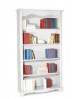 LIBRERIA CON MENSOLE FISSE LEGNO MASSELLO BIANCO OPACO - PRODOTTO VENETO -